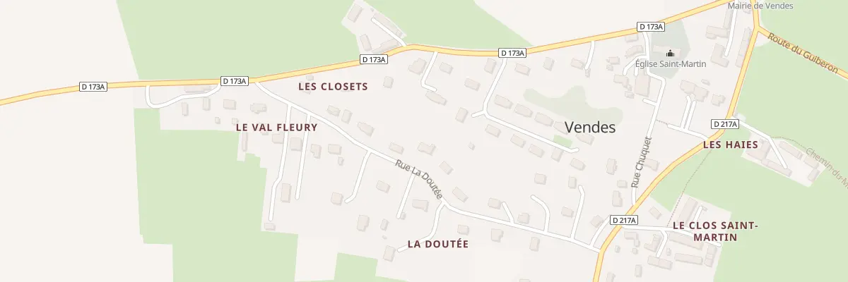 Plan du 5102 La Doutee à Vendes