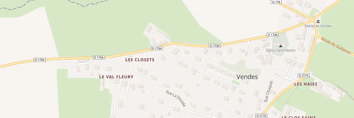 Plan du 355 Rue Charles Porée à Vendes