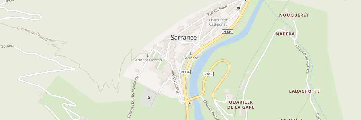 Plan du 26 Rue du Bas à Sarrance