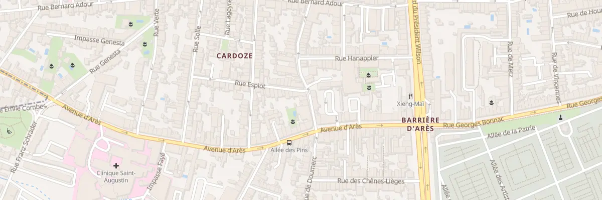 Plan du 141 Rue de la Liberté à Bordeaux