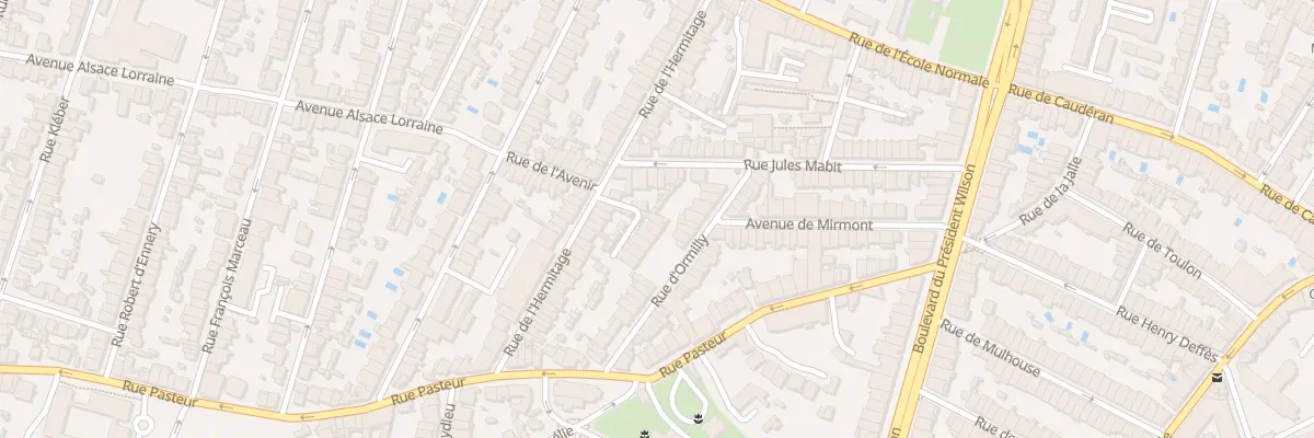 Plan du 40B Rue de l’Hermitage à Bordeaux