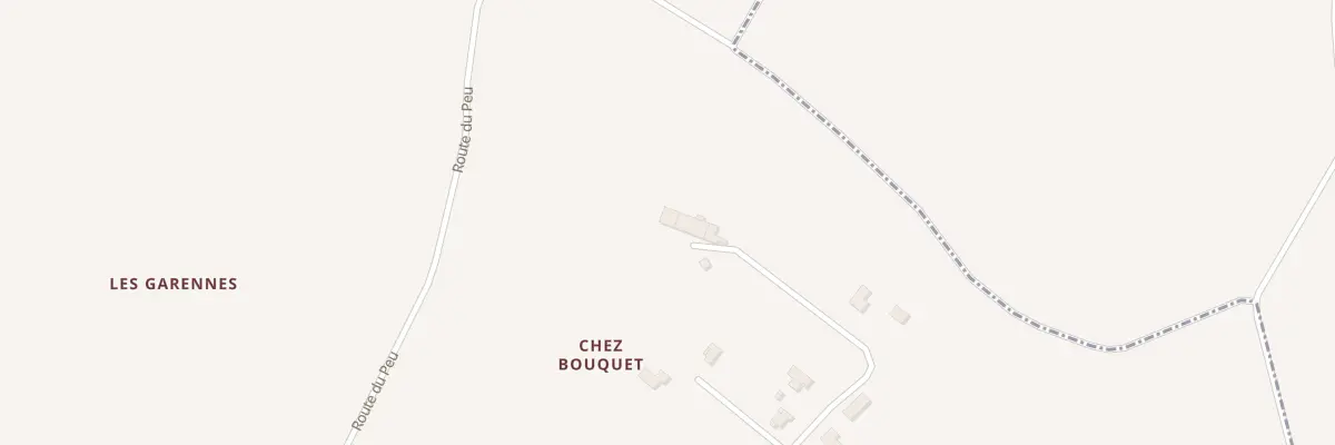 Plan du 30 Rte de Chez Bouquet à Bois