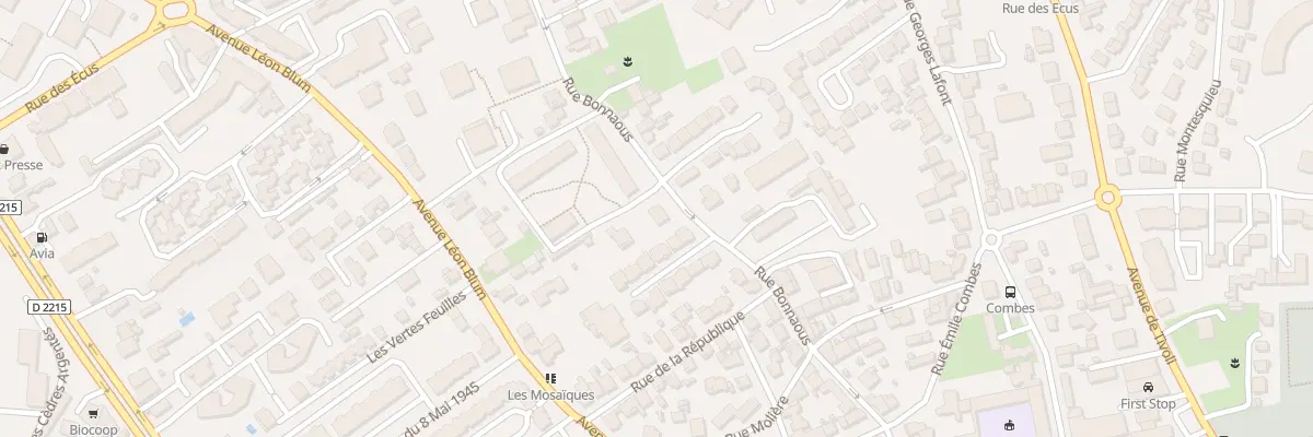 Plan du 56 Rue Bonnaous au Bouscat
