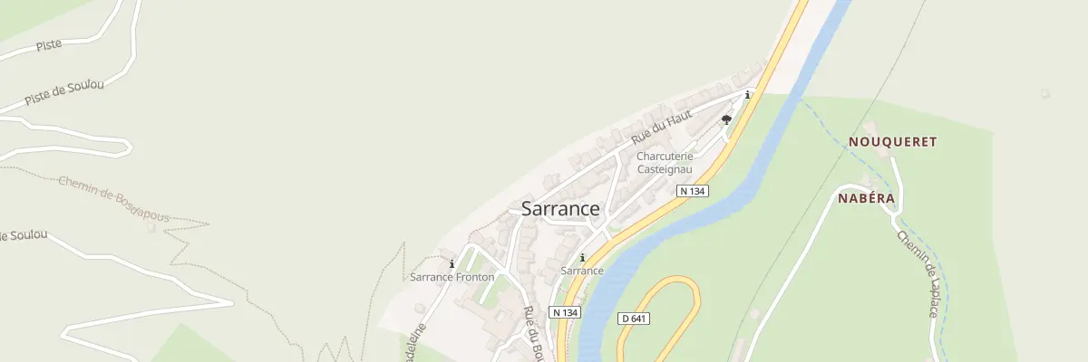 Plan du 42 Rue du Haut à Sarrance