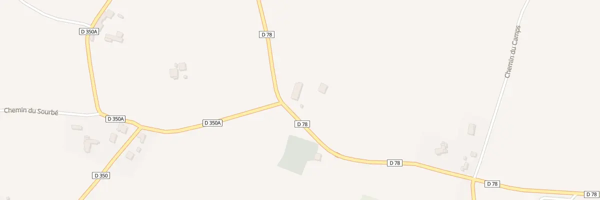 Plan du 608 Rte d’Audignon à Horsarrieu
