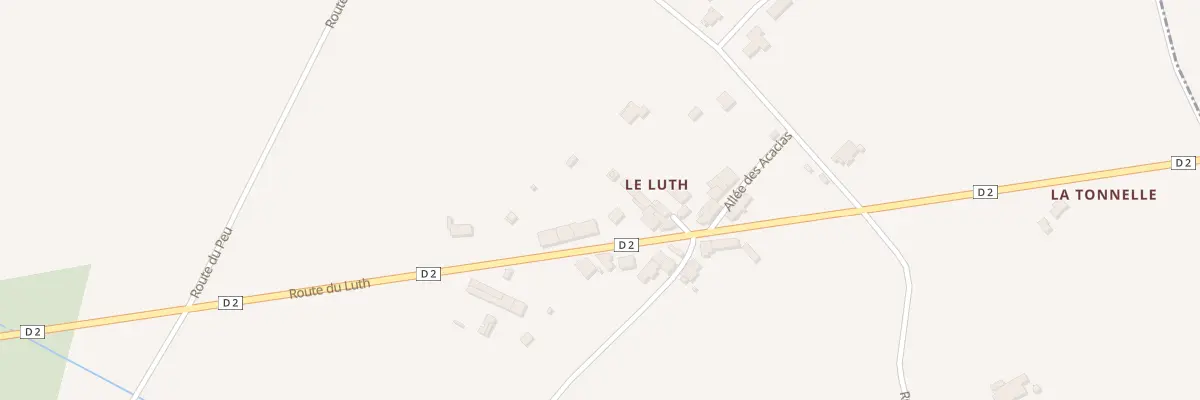 Plan du 25 Rte du Luth à Bois