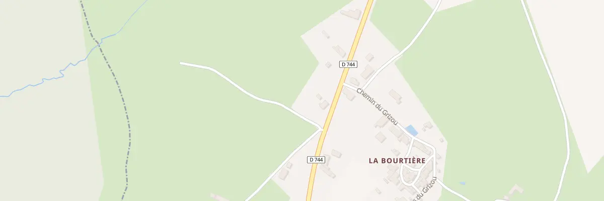 Plan du 8 Rte Départementale au Busseau