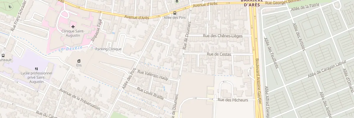 Plan du 39 Rue de Doumerc à Bordeaux