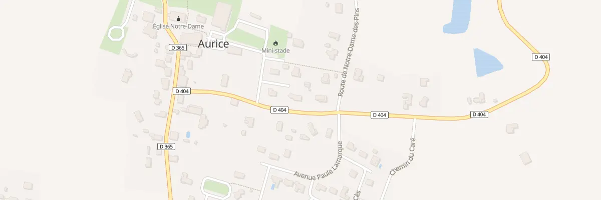 Plan du 219 Av des Pastous à Aurice