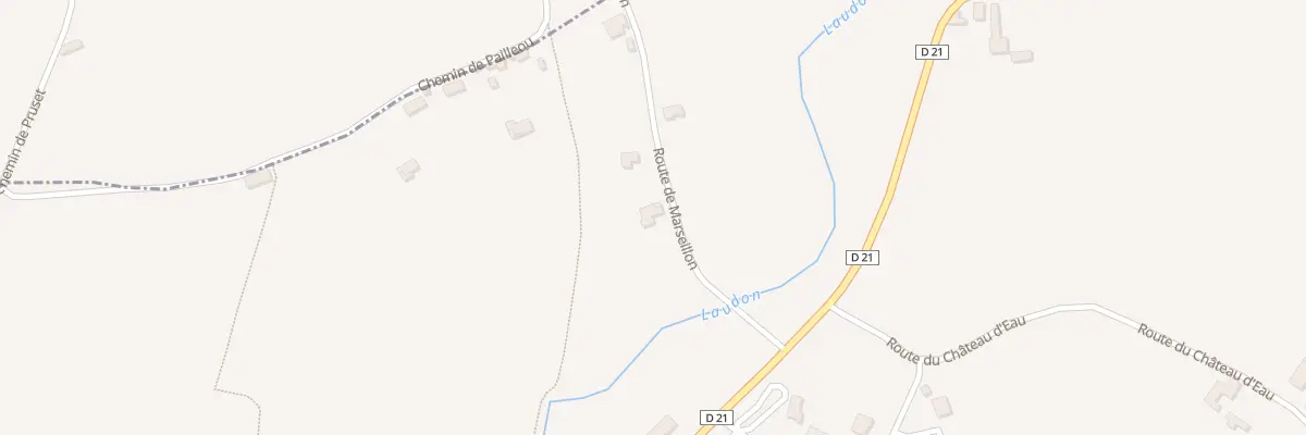 Plan du 151 Rte de Marseillon à Audignon