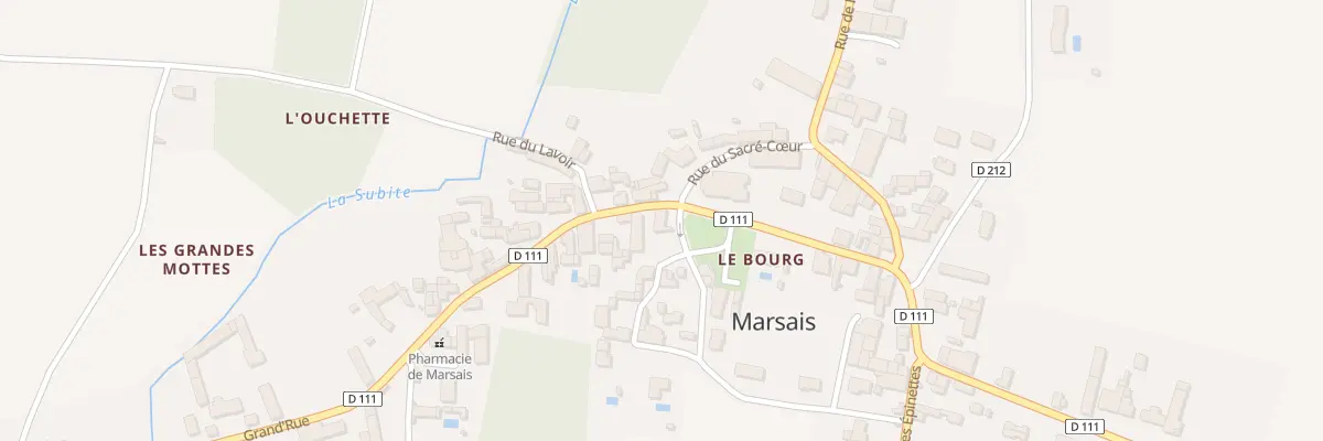 Plan du 32 Gr Grande Rue à Marsais