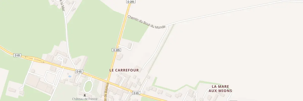 Plan du 5258 Rte de Meuvaines à Saint-Côme-de-Fresné