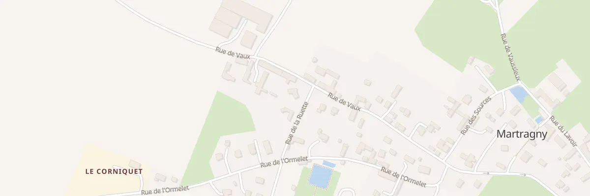 Plan du 5T Rue de Vaux à Moulins-en-Bessin