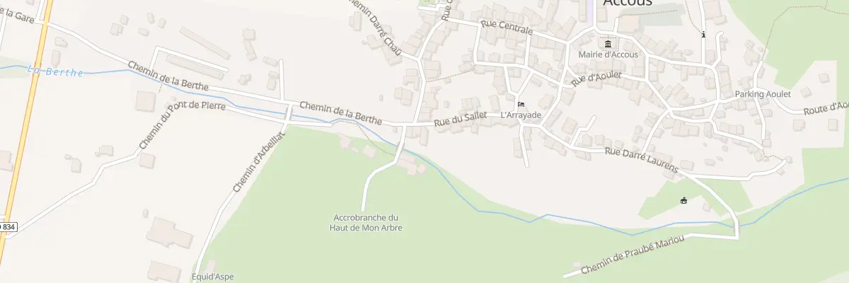 Plan du 6 Rue du Saillet à Accous