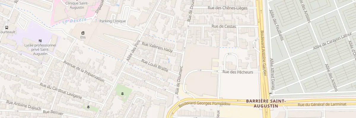 Plan du 57 Rue de Doumerc à Bordeaux