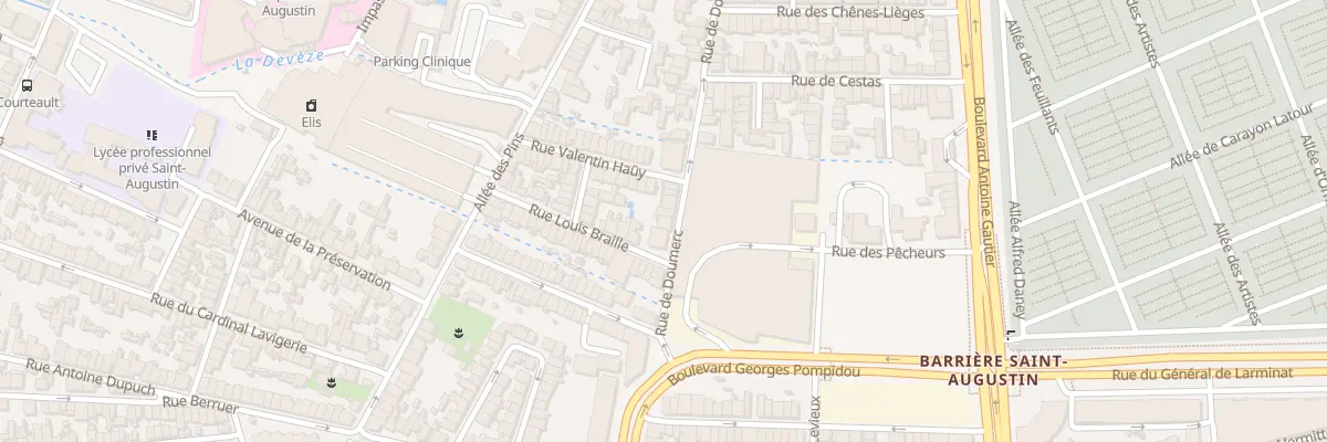 Plan du 61B Rue de Doumerc à Bordeaux