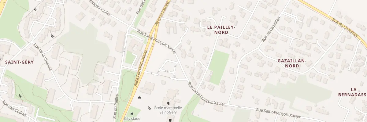 Plan du 48 Rue Saint-François Xavier à Gradignan