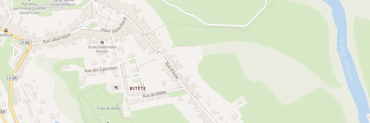 Plan du 33 Rue d’Aspe à Oloron-Sainte-Marie