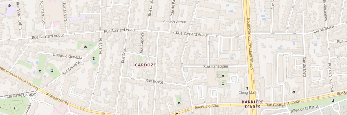 Plan du 119 Rue de la Liberté à Bordeaux