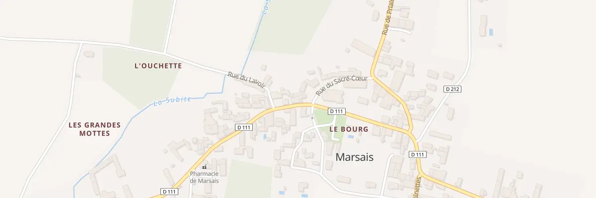 Plan du 5228 Rue du Sacré Coeur à Marsais