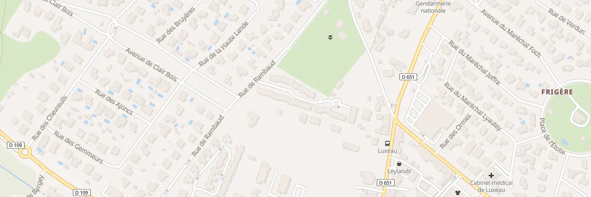 Plan du 80 Rue de Rambaud à Léognan