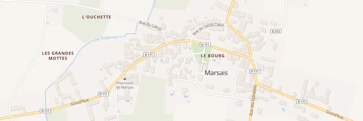 Plan du 4 Che de la Menuiserie à Marsais