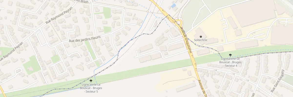 Plan du 370C Av de Tivoli au Bouscat