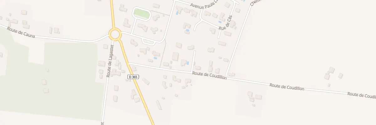Plan du 153 Rte de Coudillon à Aurice