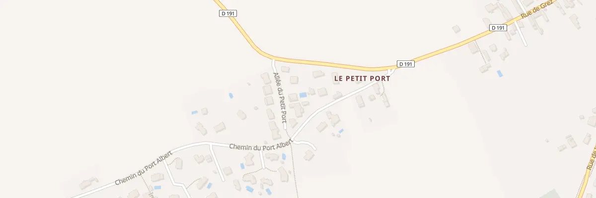 Plan du 1B All du Petit Port à Feneu