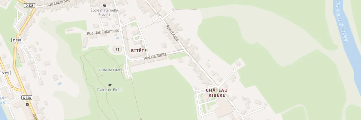 Plan du 38 Rue d’Aspe à Oloron-Sainte-Marie