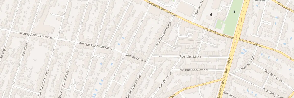 Plan du 31 Rue de l’Hermitage à Bordeaux