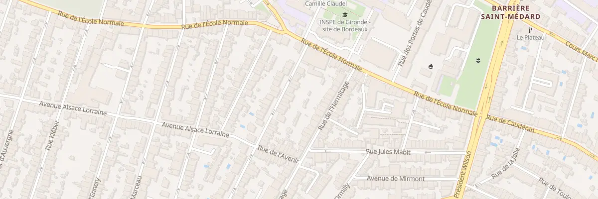 Plan du 20 Rue Famatina à Bordeaux