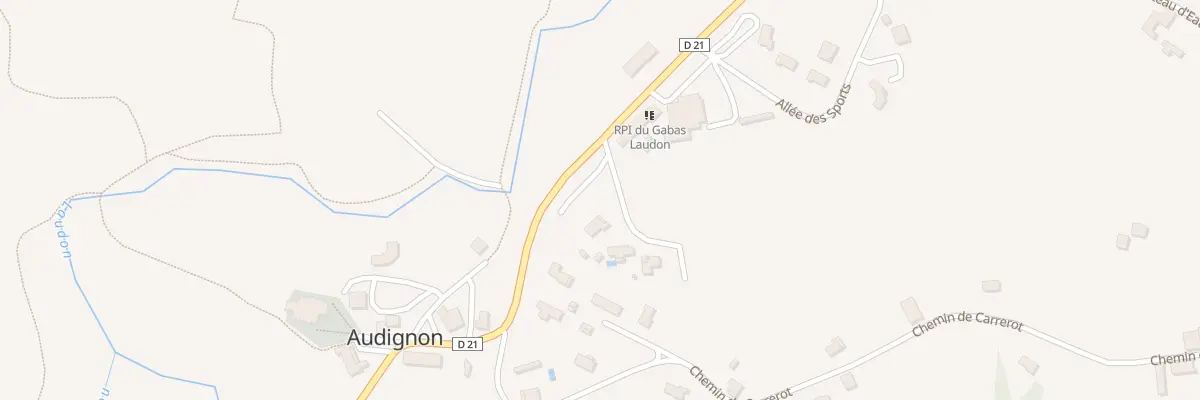 Plan du 30 Chem des Ecoliers à Audignon