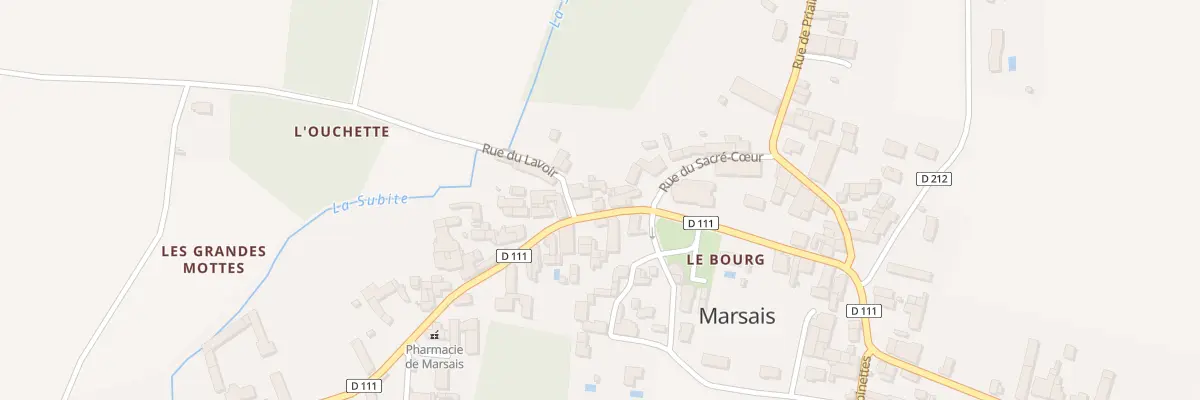 Plan du 41 Gr Grande Rue à Marsais