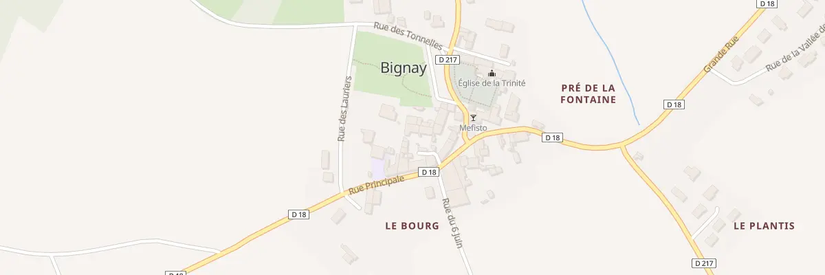 Plan du 8 Imp Rose des Vents à Bignay
