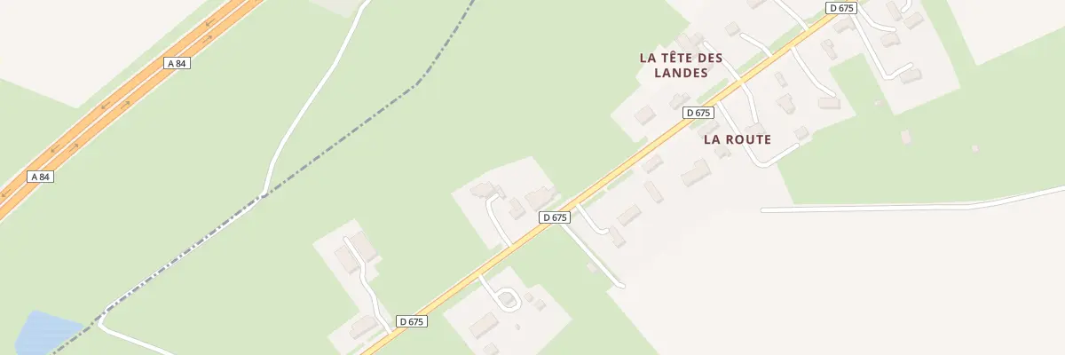 Plan du 5000 Rte de Bretagne Noyers Bocage à Monts-en-Bessin