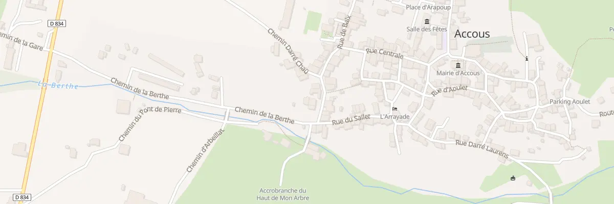 Plan du 22 Che de la Berthe à Accous