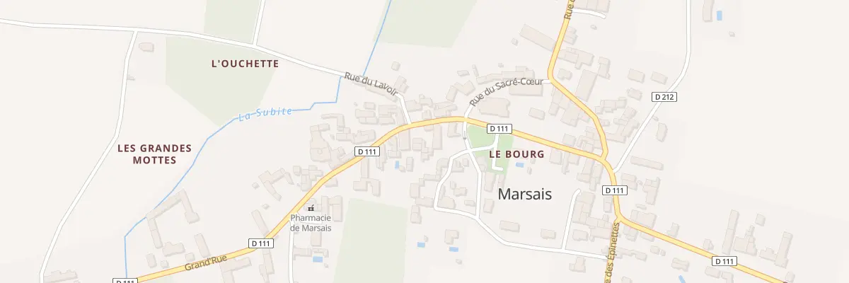 Plan du 28 Grande Rue à Marsais