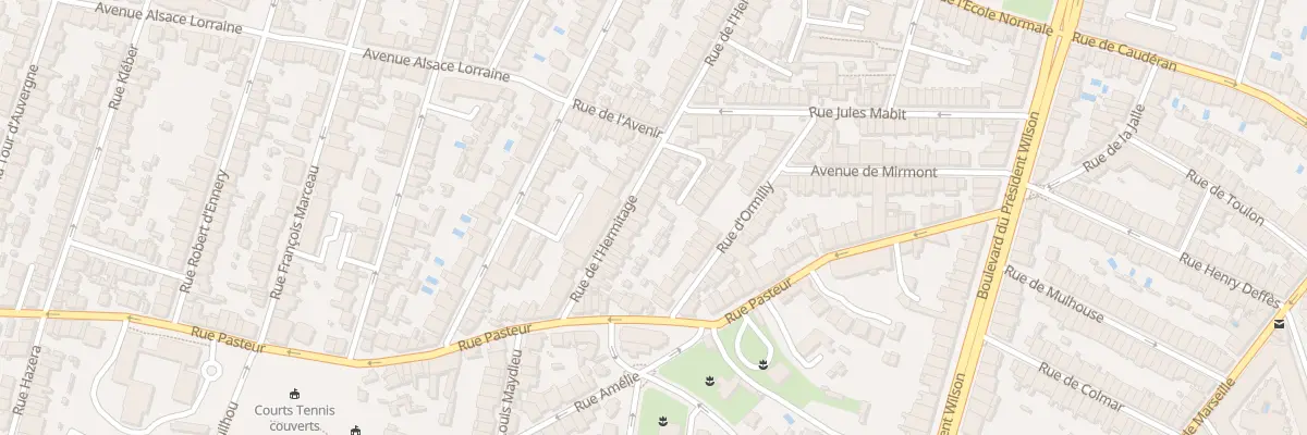 Plan du 56 Rue de l’Hermitage à Bordeaux