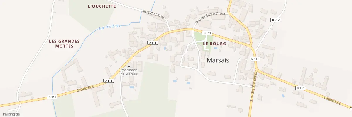 Plan du 6 Che de la Menuiserie à Marsais