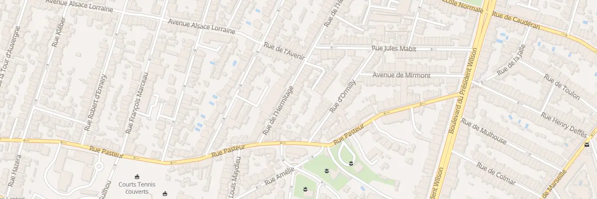 Plan du 58 Rue de l’Hermitage à Bordeaux