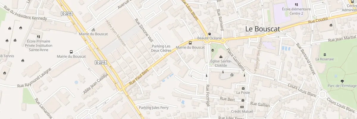 Plan du 18T Rue Paul Bert au Bouscat