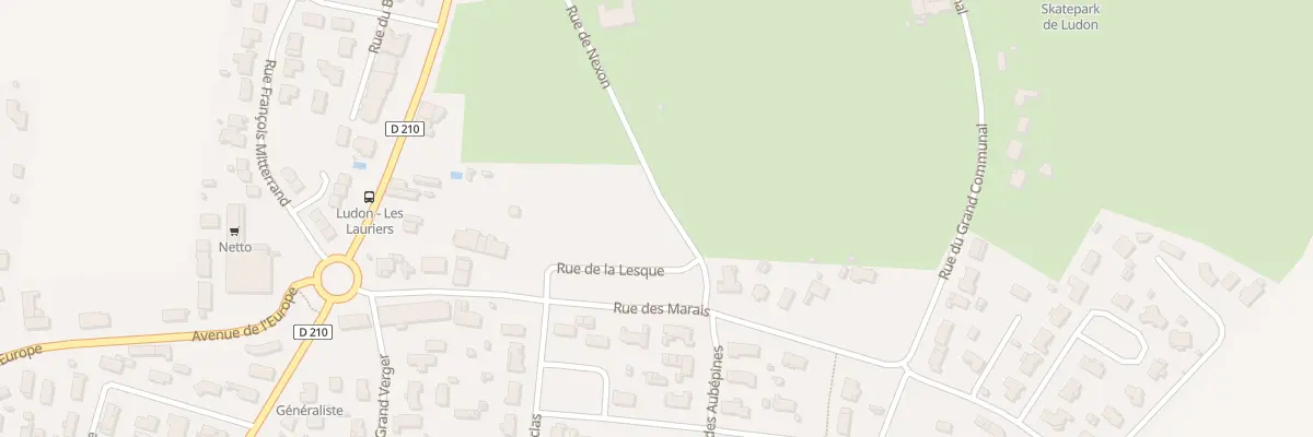 Plan du 33 Rue de Nexon à Ludon-Médoc
