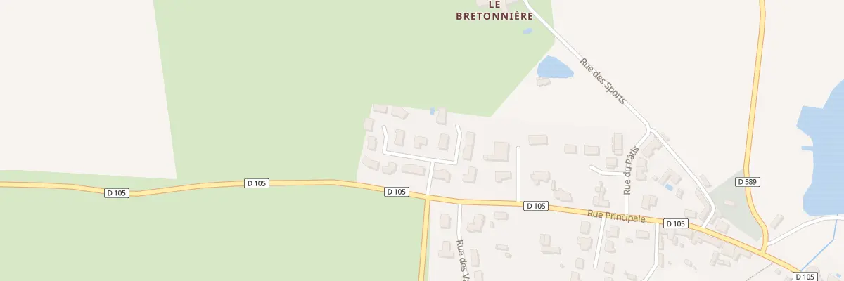 Plan du 9 Rue de la Chênaie à Châtelain