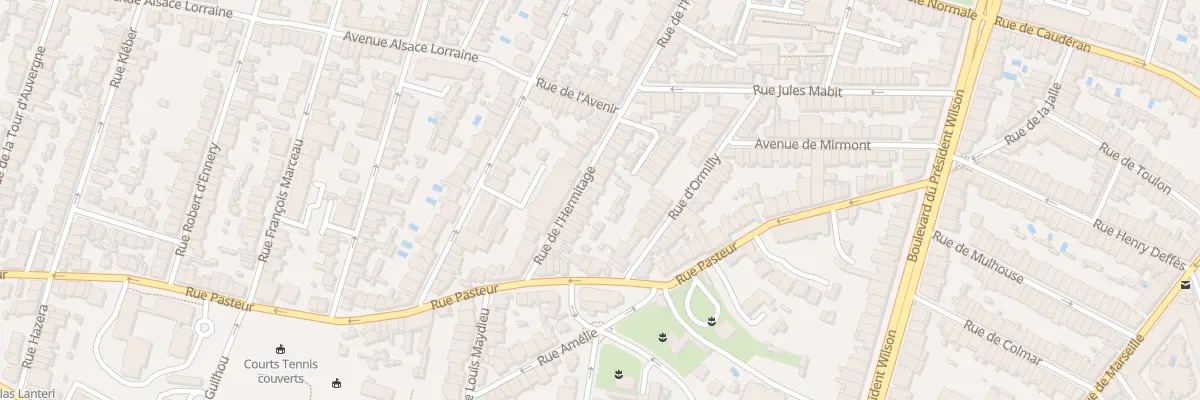 Plan du 60 Rue de l’Hermitage à Bordeaux