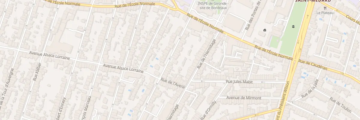 Plan du 30 Rue Famatina à Bordeaux
