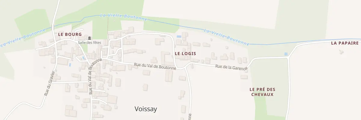 Plan du 2 Imp de Taillebourg à Voissay