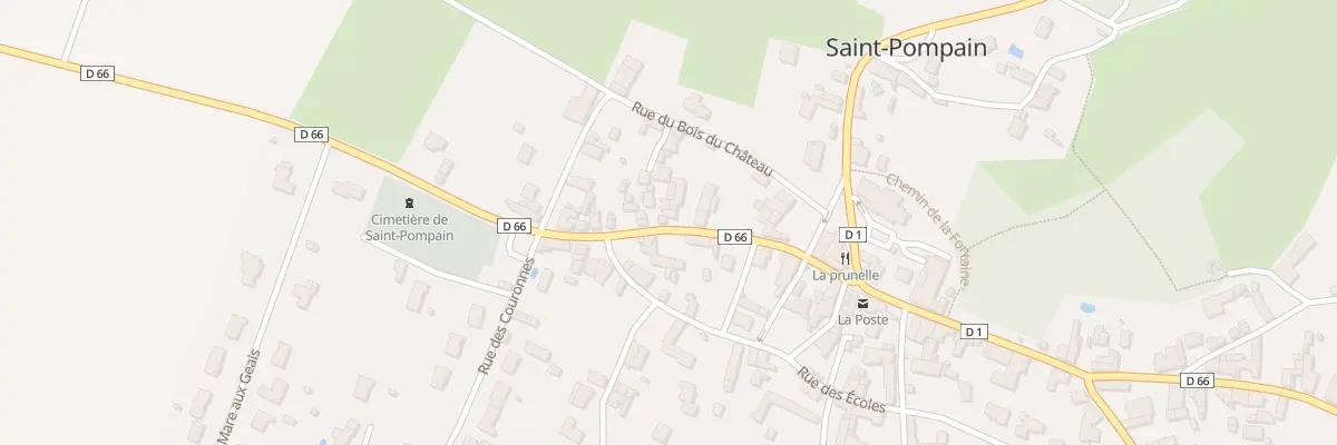 Plan du 36 Rue Alexandre Rousseau à Saint-Pompain