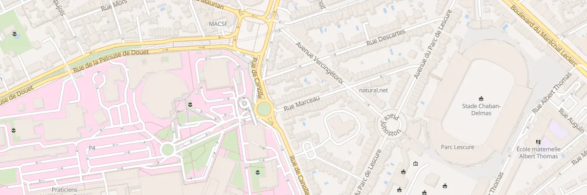 Plan du 53 Rue Marceau à Bordeaux