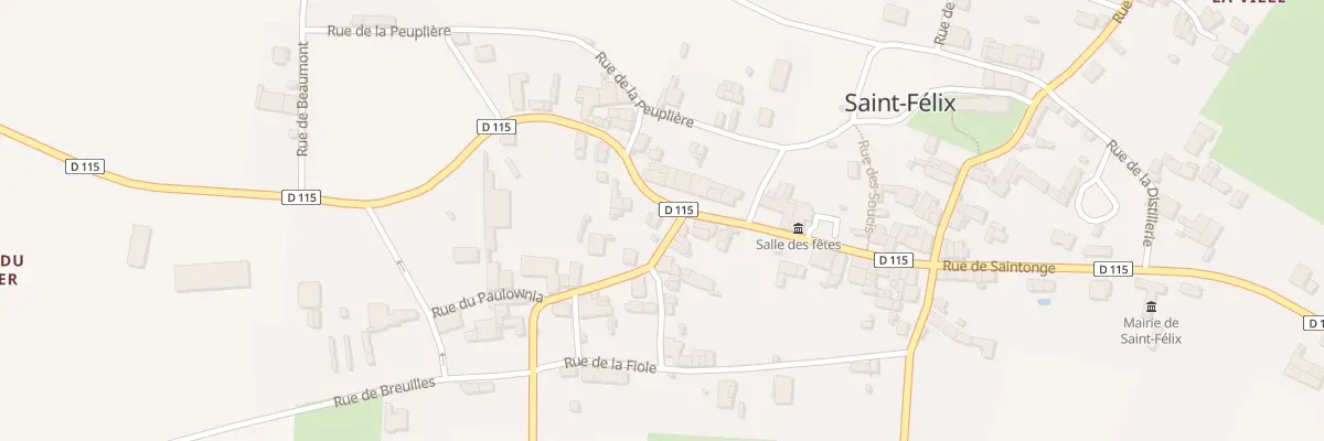 Plan du 35 Rue d’Aunis à Saint-Félix
